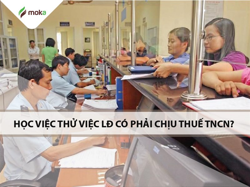 Học việc hoặc thử việc người lao động có phải chịu thuế TNCN không?